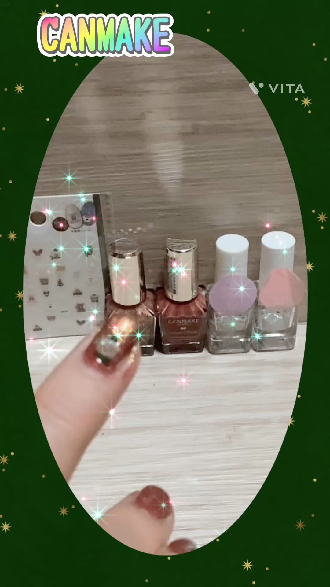 ネイルポイントステッカー/キャンドゥ/ネイルシールの動画クチコミ4つ目