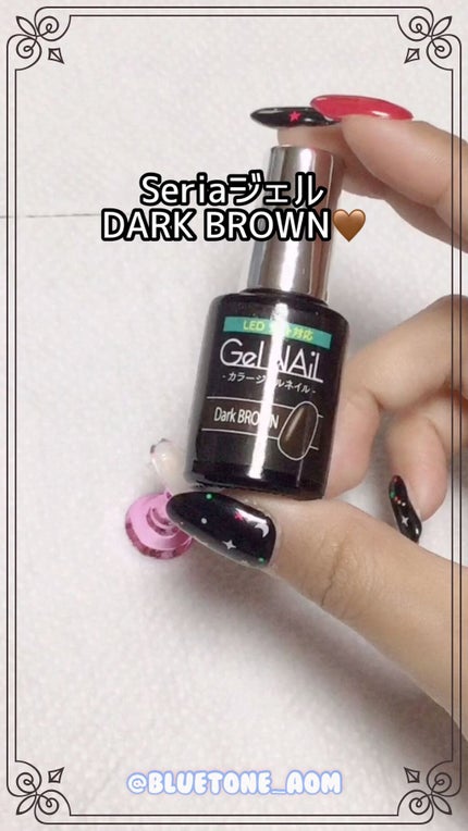 ジェルネイル(ライト対応)/セリア/ジェルネイルの人気ショート動画