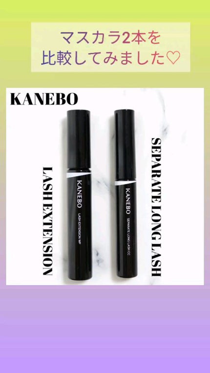 セパレートロングラッシュCC/KANEBO/マスカラを使ったクチコミ(1枚目)