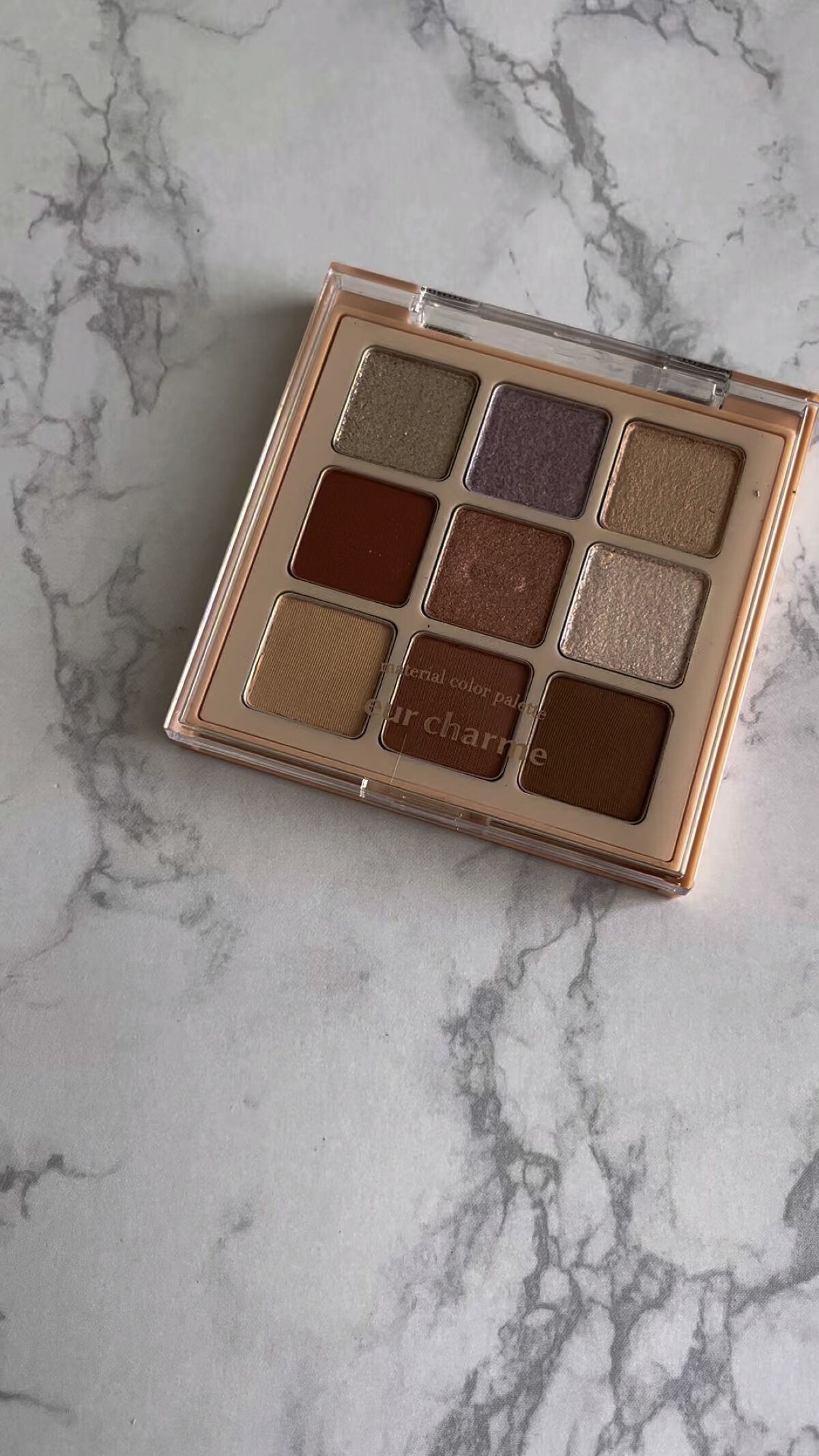 マテリアルカラーパレット/leur charme/アイシャドウパレットの動画クチコミ3つ目