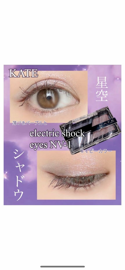 エレクトリックショックアイズ /KATE/アイシャドウパレットを使ったクチコミ(1枚目)