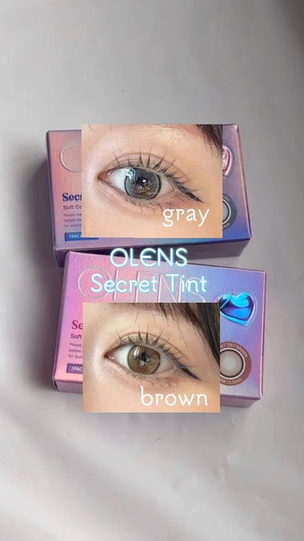 secret tint/OLENS/1ヶ月(1MONTH)カラコンの人気ショート動画