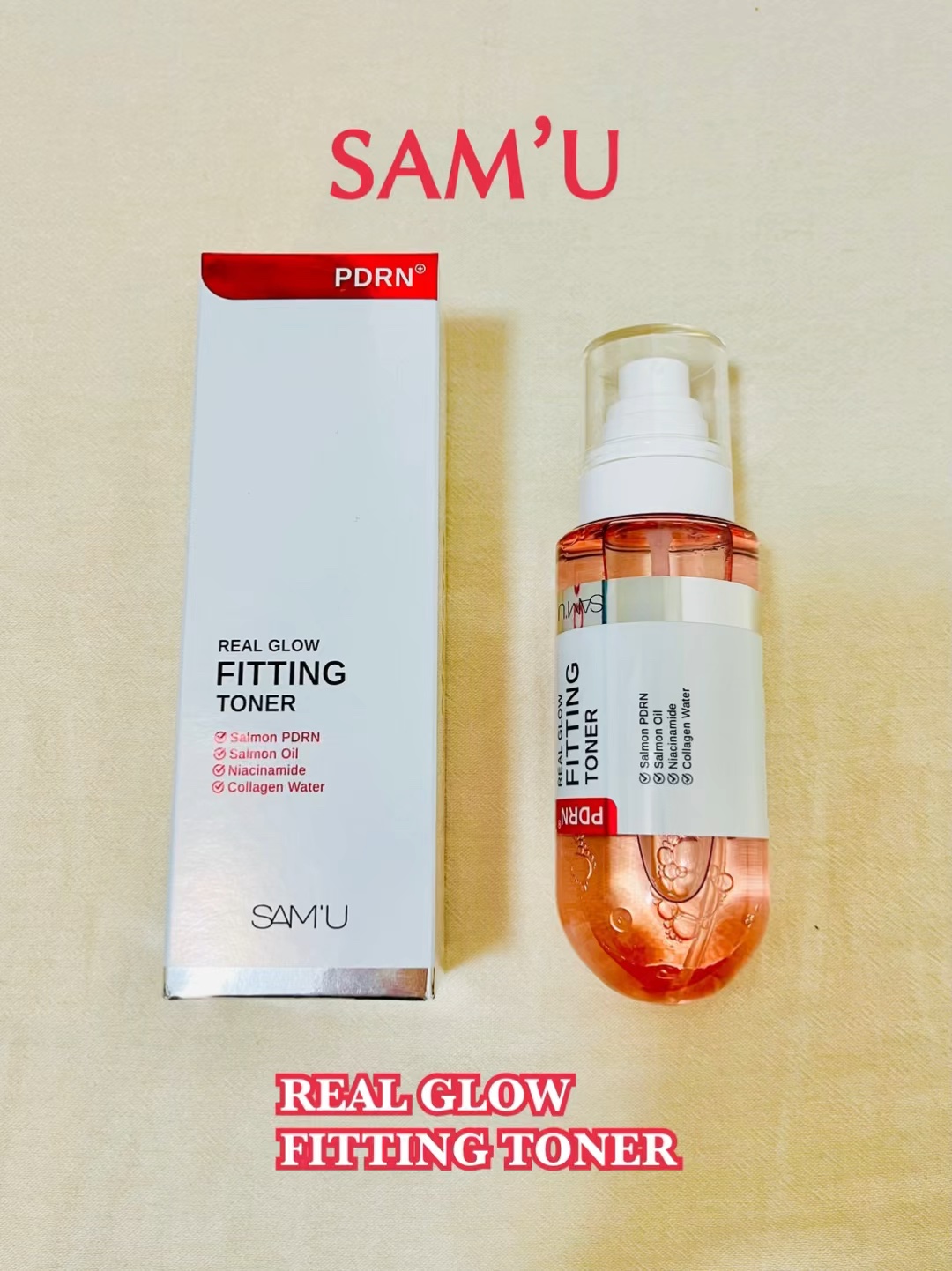 PDRNリアルグロウフィッティングトナー/SAM'U/ミスト状化粧水を使ったクチコミ（1枚目）