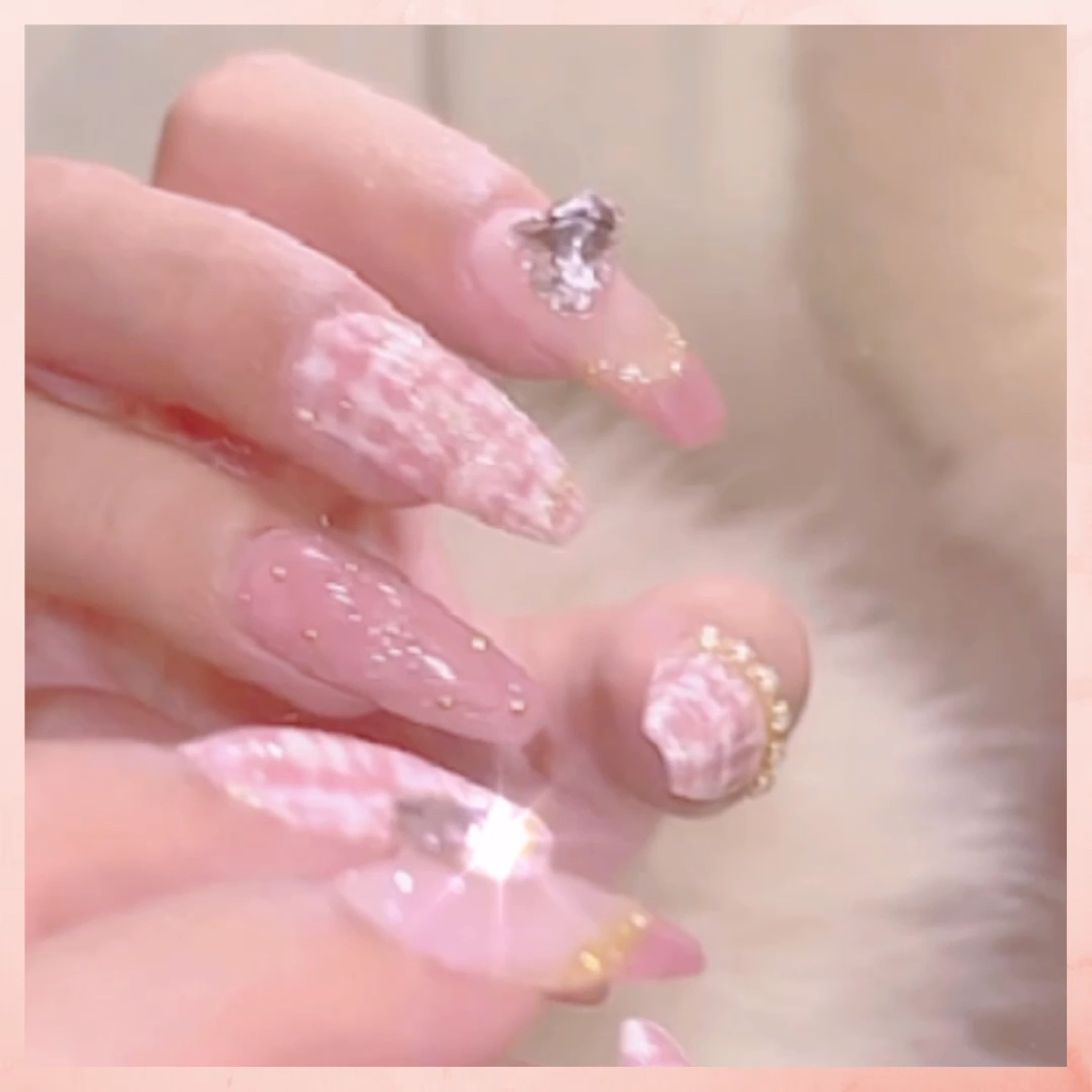 ジェルネイル（ライト対応）/セリア/ジェルネイルを使ったクチコミ（2枚目）