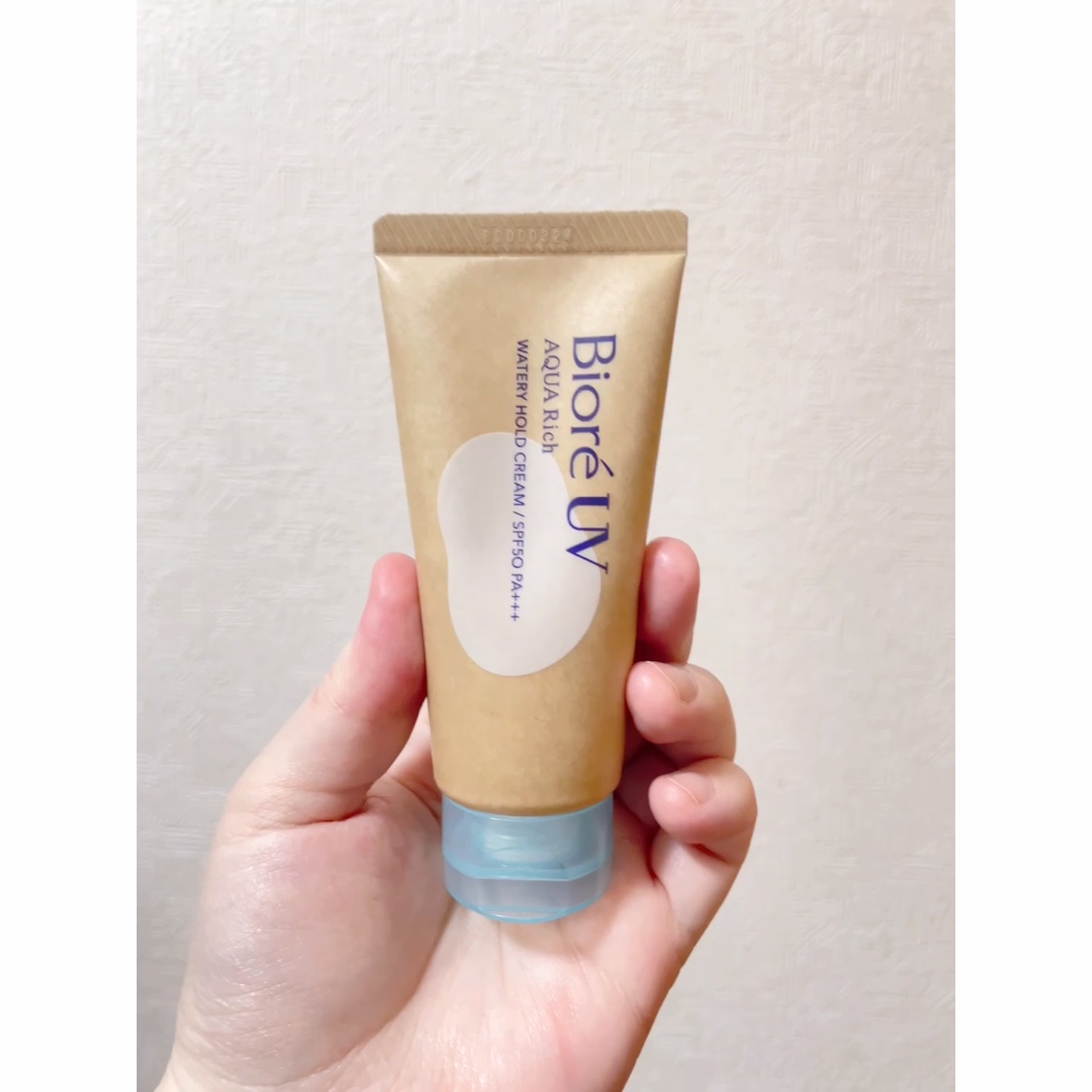 ビオレUV アクアリッチ ウォータリーホールドクリーム（水肌記憶UV）/ビオレ/日焼け止めクリームを使ったクチコミ（2枚目）