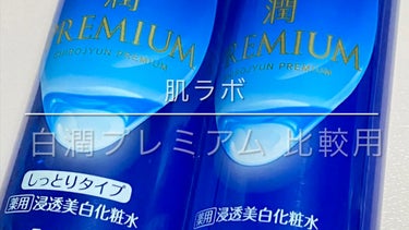 白潤プレミアム 薬用浸透美白化粧水(しっとりタイプ)/肌ラボ/化粧水を使ったクチコミ（1枚目）