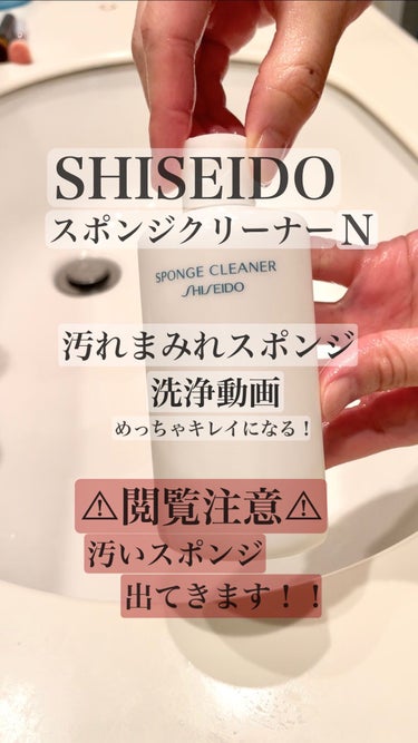 スポンジクリーナーＮ 198　（Ｌ）/SHISEIDO/その他化粧小物を使ったクチコミ（1枚目）