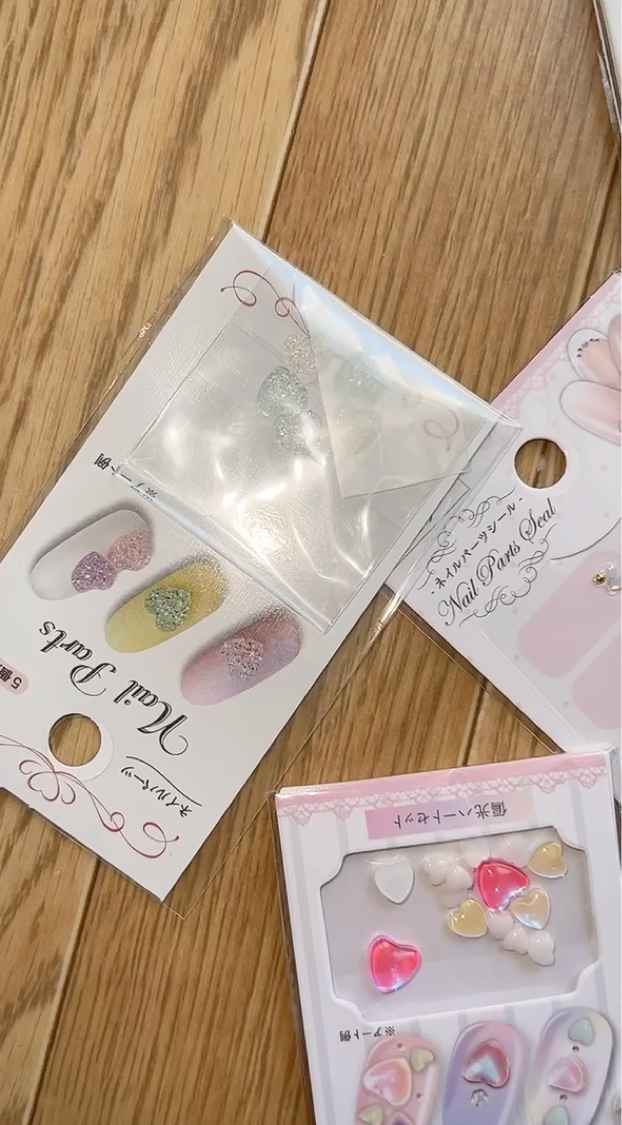 ネイルパーツ/セリア/ネイルチップ・パーツを使ったクチコミ（3枚目）