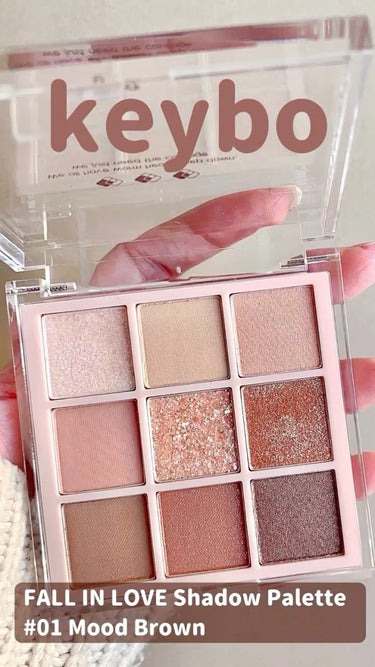 KEYBO FALL IN LOVE SHADOW PALETTE/keybo/アイシャドウパレットを使ったクチコミ（1枚目）