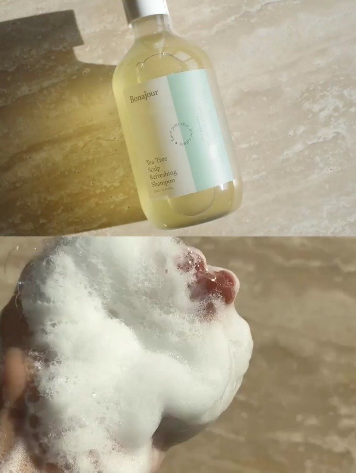 ティーツリースカルプリフレシングシャンプー/Bonajour/シャンプー・コンディショナーの動画クチコミ2つ目