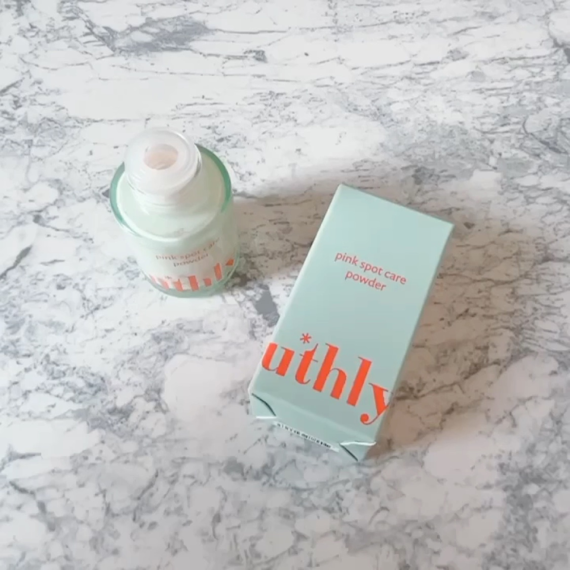 ピンクスポットケアパウダー/uthly/その他スキンケアを使ったクチコミ（2枚目）