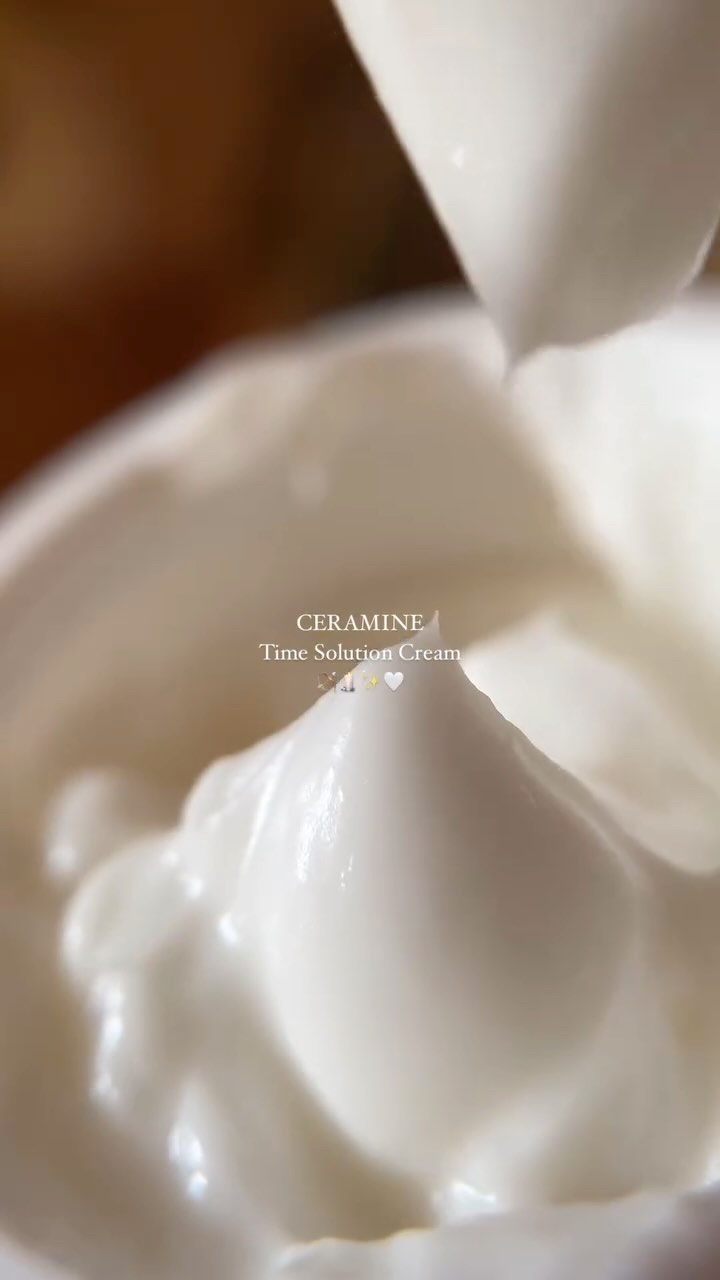 セラマイン タイムソリューションクリーム/CERAMINE/フェイスクリームの動画クチコミ1つ目