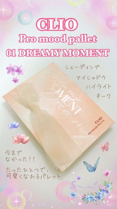 プロ ムード パレット 01 DREAMY MOMENT/CLIO/アイシャドウパレットを使ったクチコミ（1枚目）