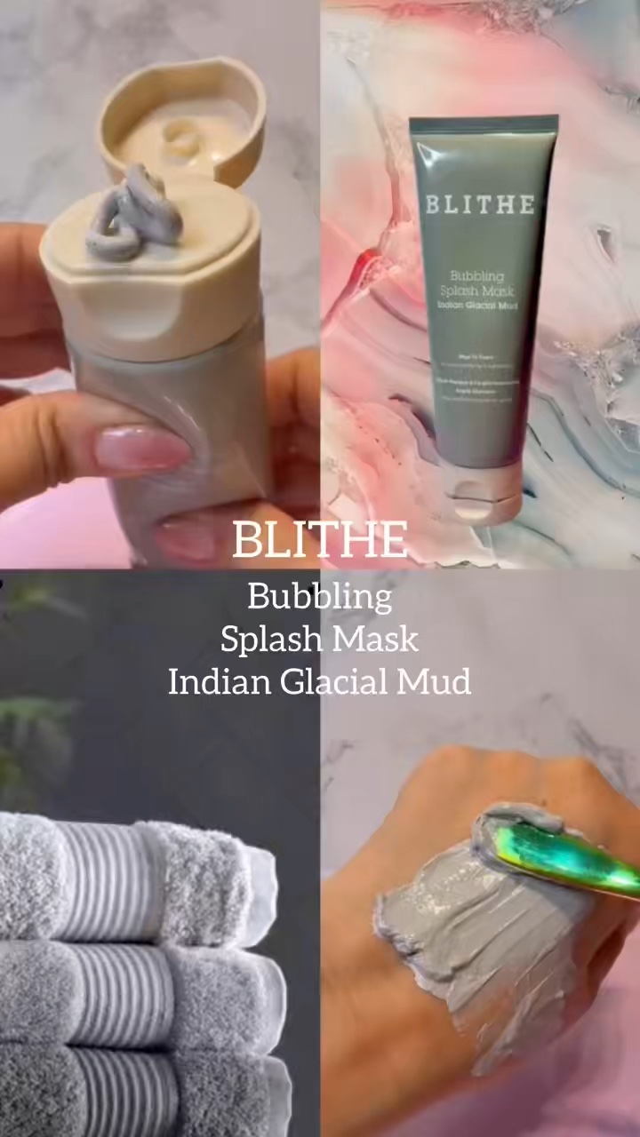 Bubbling Splash Mask Indian Glacial Mud/BLITHE/洗顔フォームの動画クチコミ3つ目