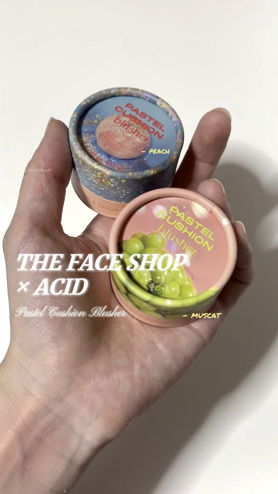 パステルクッションブラッシャー/THE FACE SHOP/パウダーチークを使ったクチコミ（1枚目）