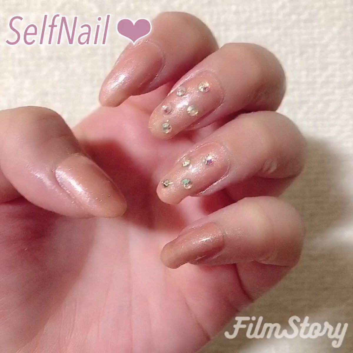 ジェルネイル（ライト対応）/セリア/ジェルネイルを使ったクチコミ（1枚目）