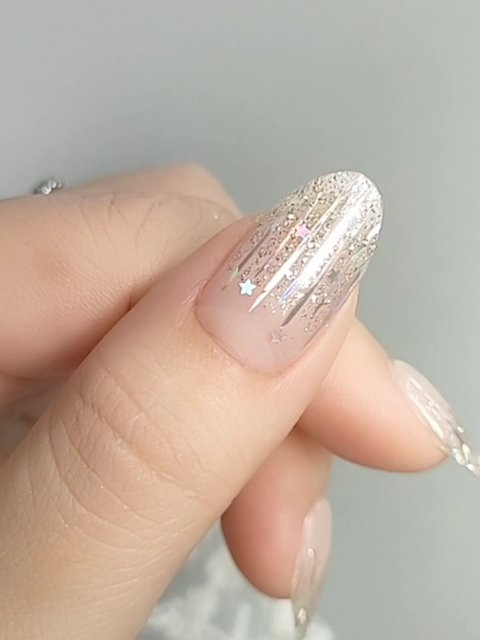 GLAZE グレーズ 半硬化タイプジェルネイルシール/DASHINGDIVA MAGICPRESS/ネイルシールを使ったクチコミ（2枚目）