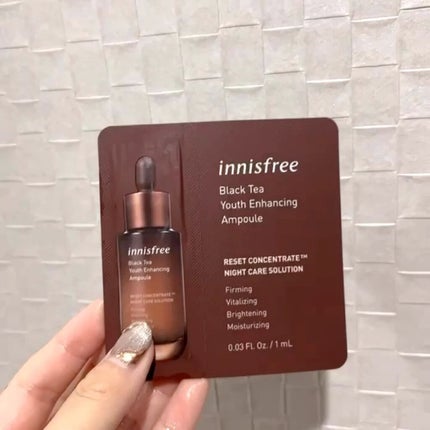 ブラックティー ユース セラム/innisfree/美容液の人気ショート動画