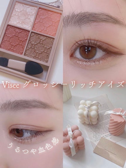 グロッシーリッチ アイズ N/Visée/アイシャドウパレットを使ったクチコミ(1枚目)