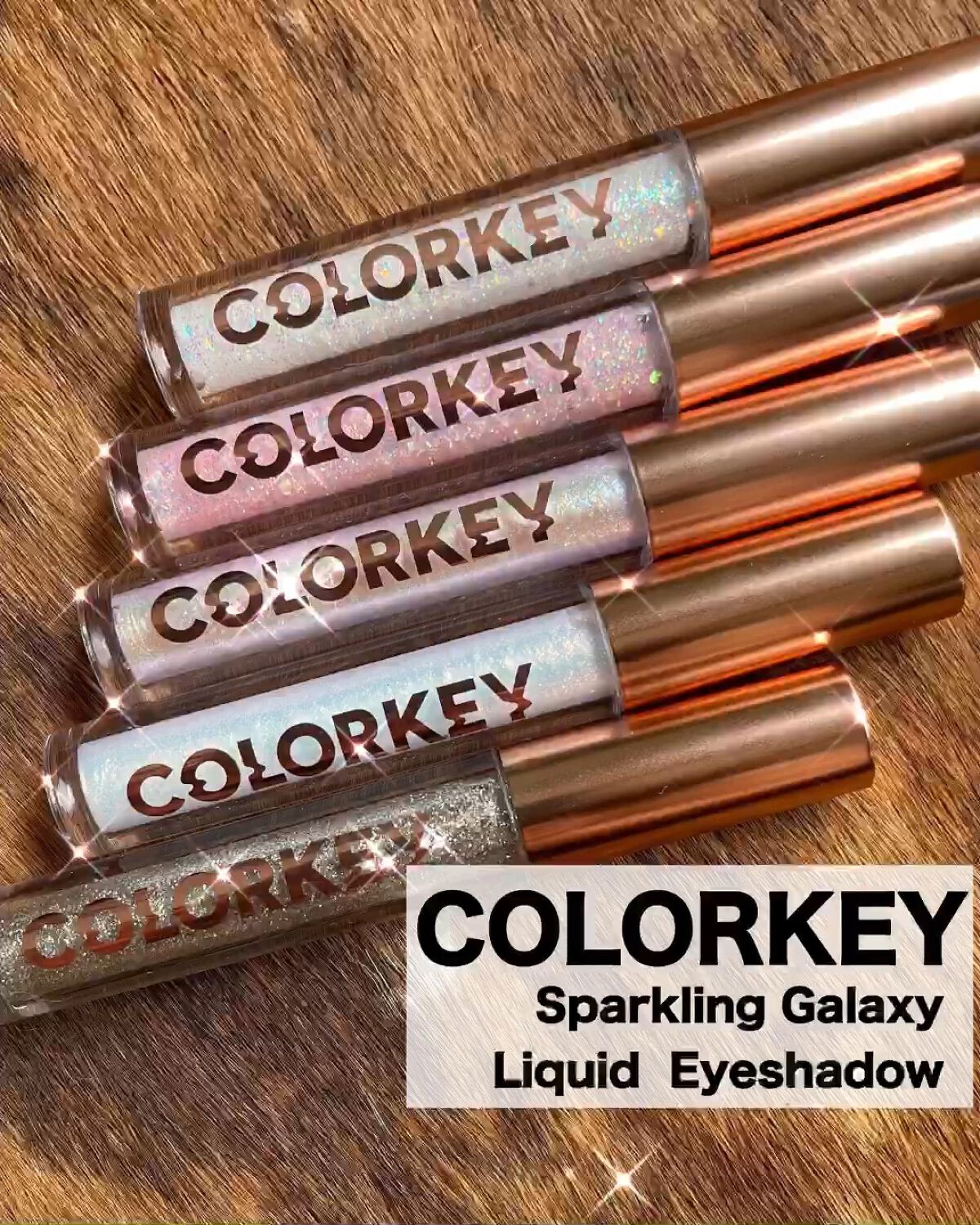 スパークリングギャラクシーリキッドアイシャドウ/COLORKEY/リキッドアイシャドウの人気ショート動画