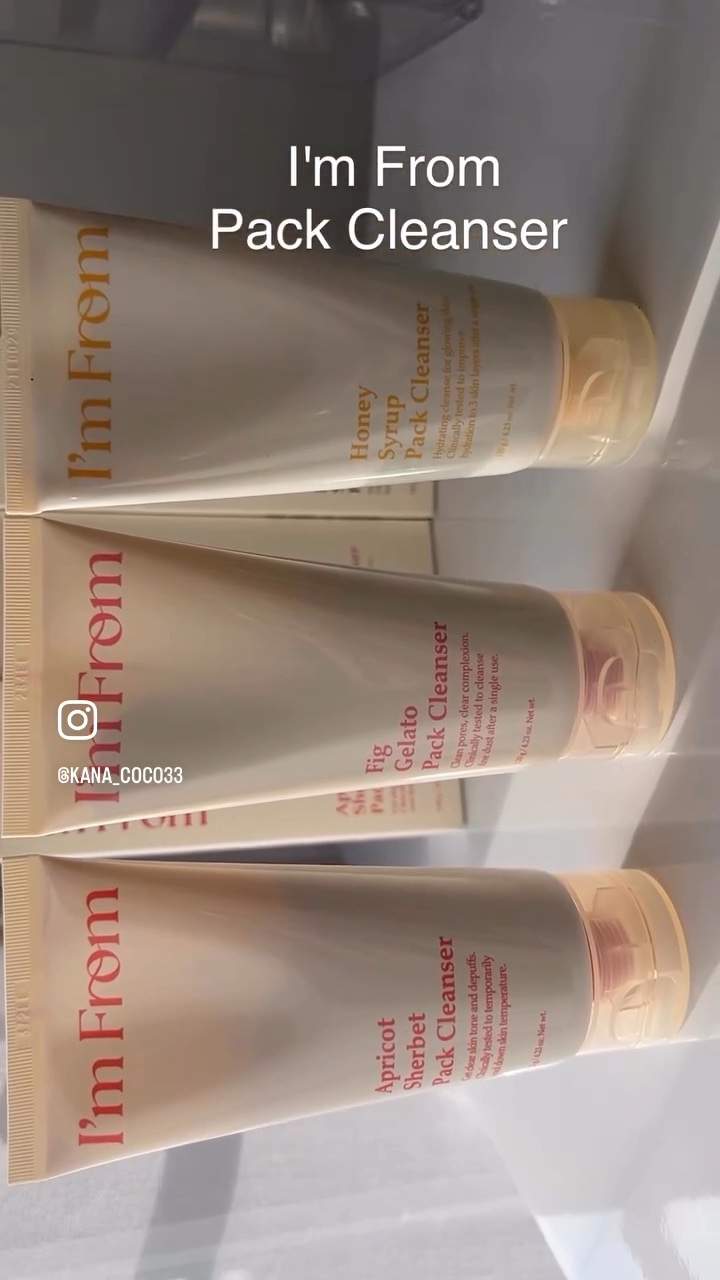 ハニーシロップパッククレンザー/I'm from/洗顔フォームの動画クチコミ1つ目