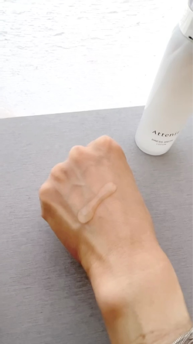 ドレススノー ローション【医薬部外品】 /アテニア/化粧水を使ったクチコミ（3枚目）