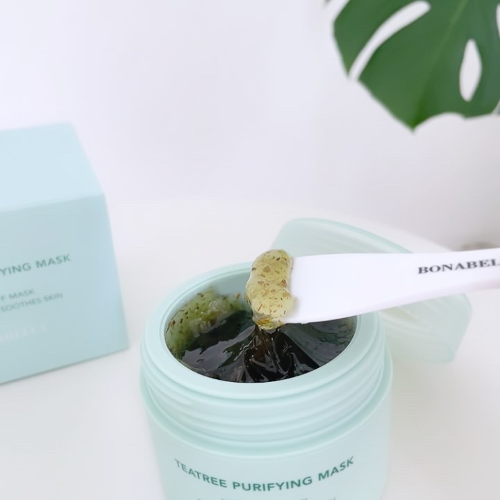 ティーツリーピュリファイングマスク/BONABELLA/洗い流すパック・マスクを使ったクチコミ（3枚目）