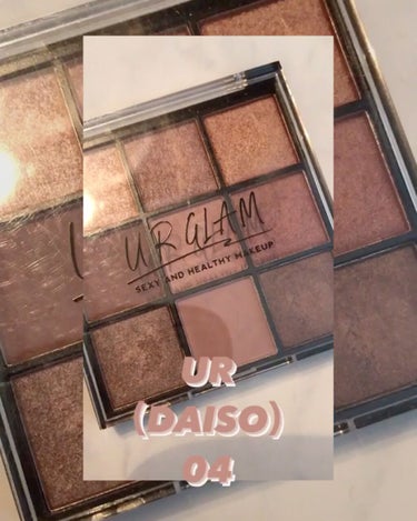 UR GLAM　BLOOMING EYE COLOR PALETTE/U R GLAM/パウダーアイシャドウを使ったクチコミ（1枚目）