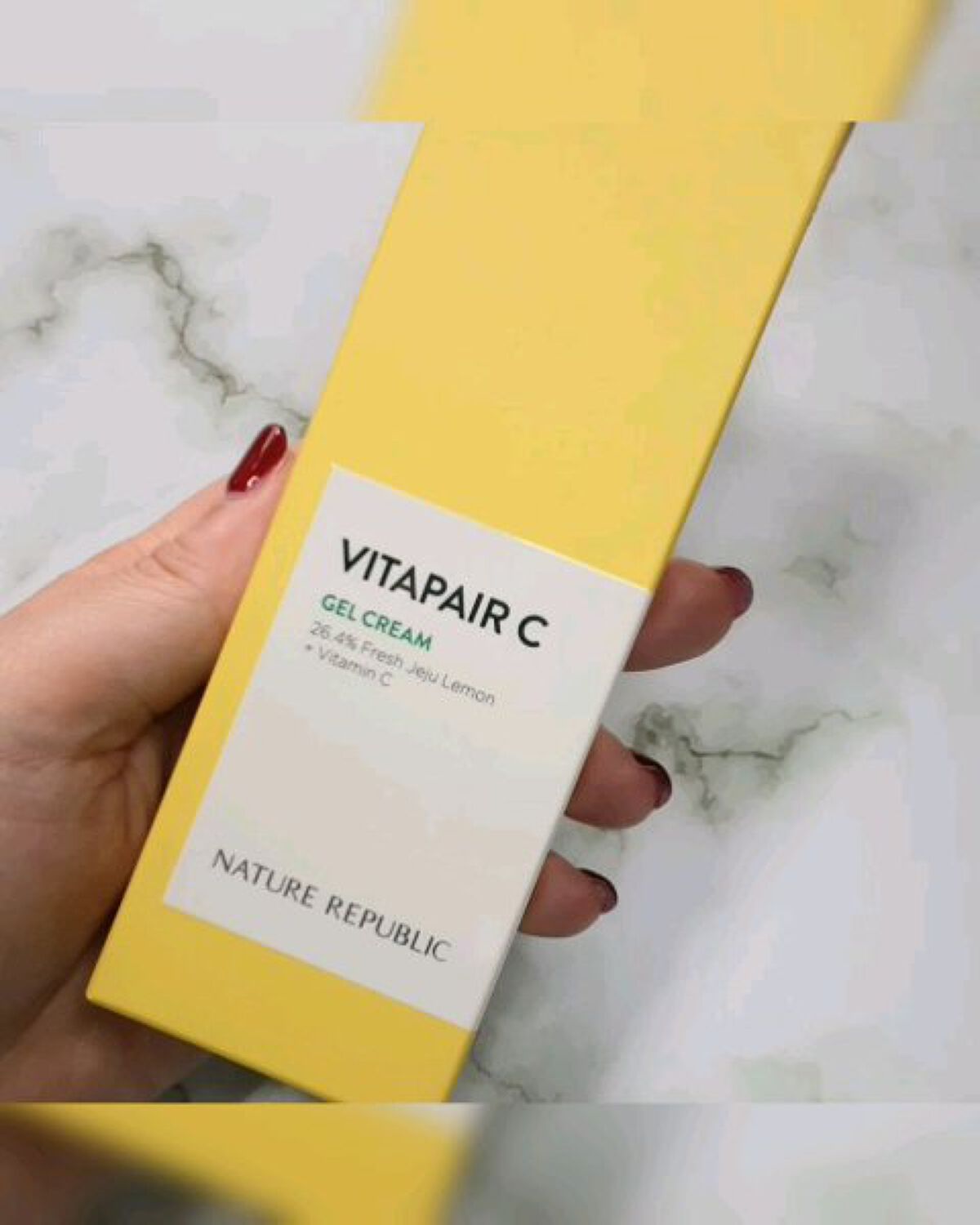 ビタペアC ジェルクリーム/ネイチャーリパブリック/フェイスクリームを使ったクチコミ（1枚目）