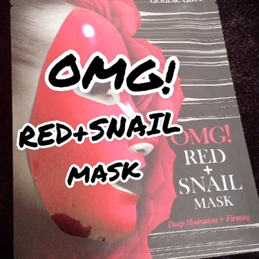 OMG! Love Gift Set (Red Snail Mask )/double dare/その他キットセットを使ったクチコミ（2枚目）