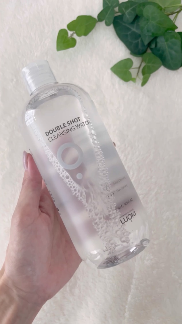 ダブルショットクレンジングウォーター/LUOKI/クレンジングウォーターを使ったクチコミ（3枚目）