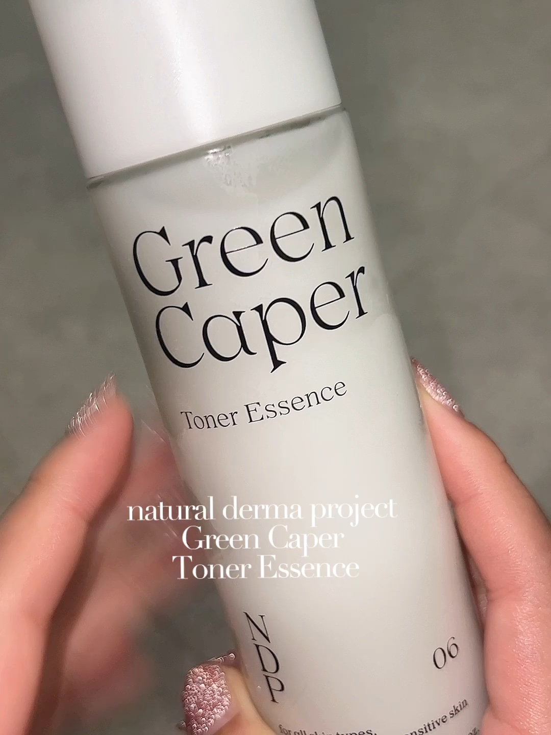 Green Caper Toner Essence/NATURAL DERMA PROJECT/化粧水の動画クチコミ4つ目