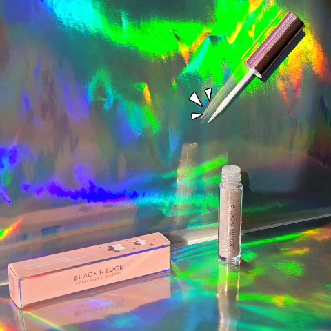 パールブリーアイグリッター/BLACK ROUGE/グリッターを使ったクチコミ（2枚目）