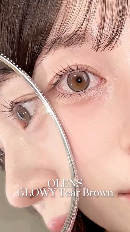 Glowy Tear 1day/OLENS/ワンデー(1DAY)カラコンの人気ショート動画