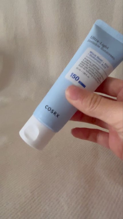 ウルトラライト透明UVクリーム/COSRX/日焼け止めクリームを使ったクチコミ(2枚目)