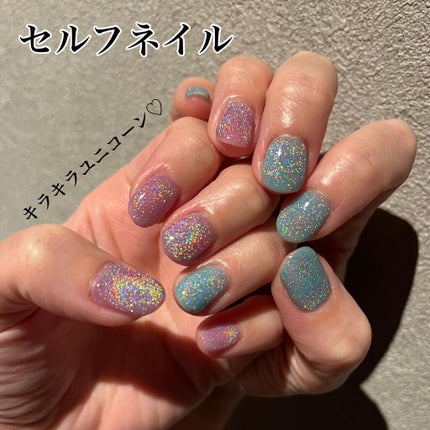 ジェルネイル(ライト対応)/セリア/ジェルネイルの人気ショート動画