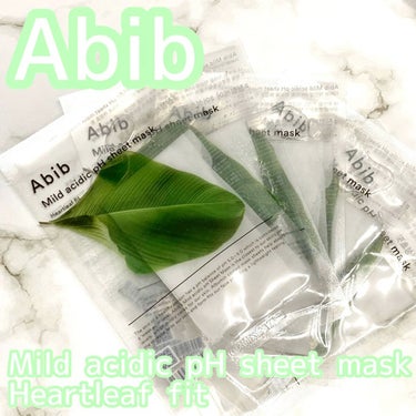 弱酸性pHシートマスク ドクダミフィット/Abib /シートマスク・パックの動画クチコミ4つ目
