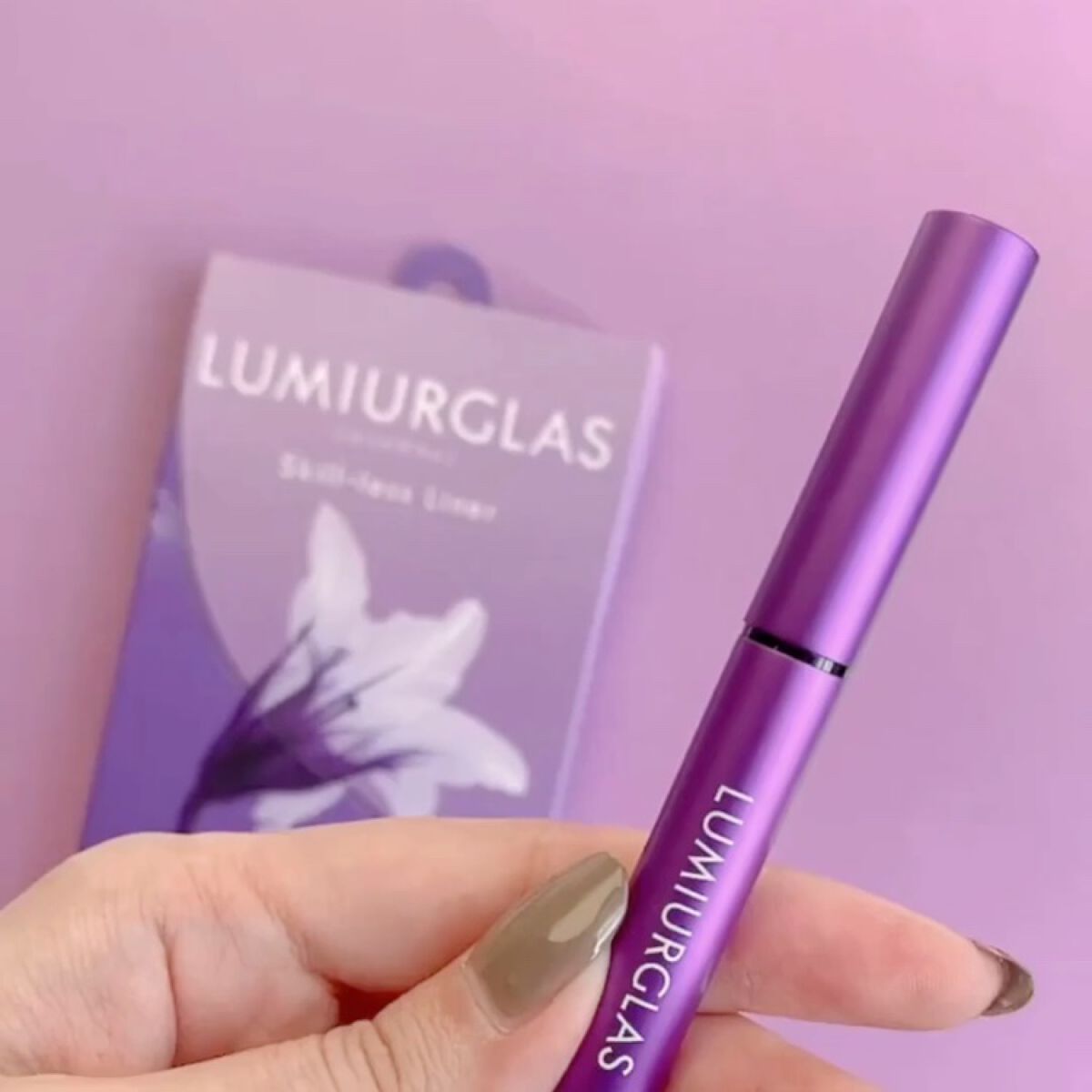 スキルレスライナー/LUMIURGLAS/リキッドアイライナーを使ったクチコミ（2枚目）