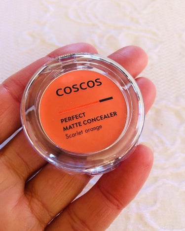 パーフェクトマットコンシーラー スカーレットオレンジ/COSCOS/クリームコンシーラーの人気ショート動画