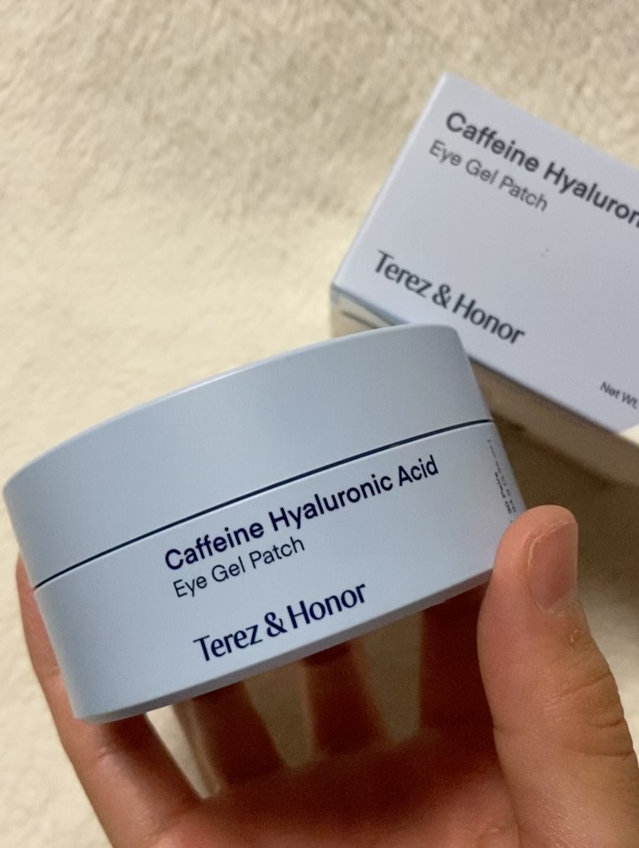 カフェイン＆ヒアルロン酸目元ジェルパッチ/Terez & Honor/アイケア・アイクリームを使ったクチコミ（3枚目）