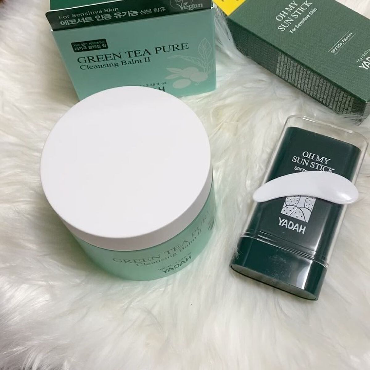 グリーンティーピュアクレンジングバームⅡ/YADAH/クレンジングバームを使ったクチコミ（3枚目）