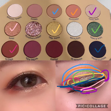 ミッドナイト マスカレード アイシャドウ パレット/ColourPop/パウダーアイシャドウの動画クチコミ2つ目