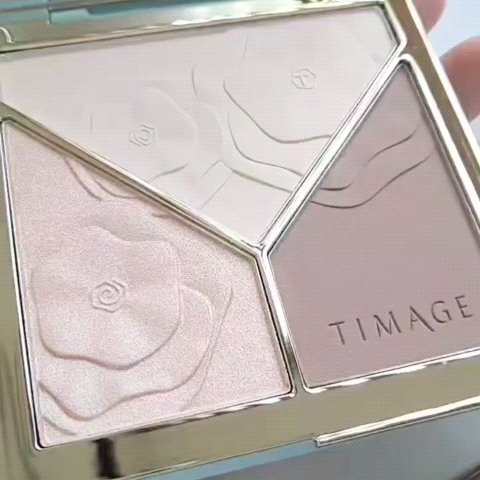 ハイライトシェーディングパレット/TIMAGE/パウダーハイライトを使ったクチコミ（3枚目）