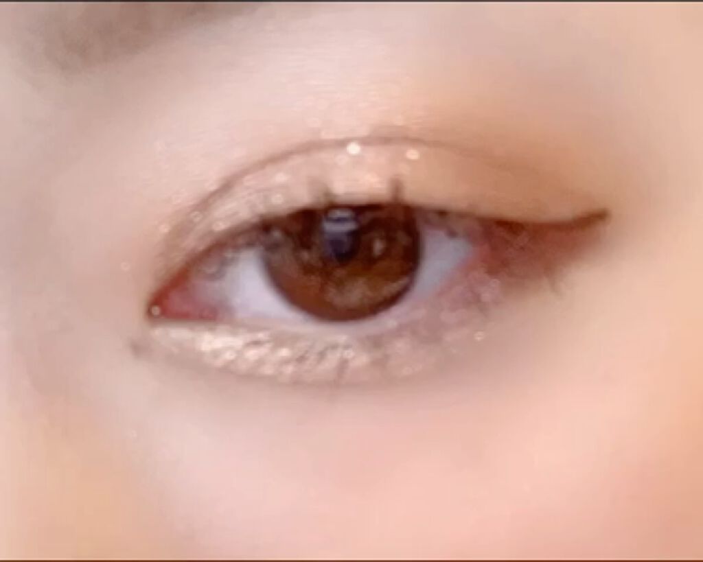 グリッター シャドウ カラー/rom&nd/グリッターを使ったクチコミ（2枚目）