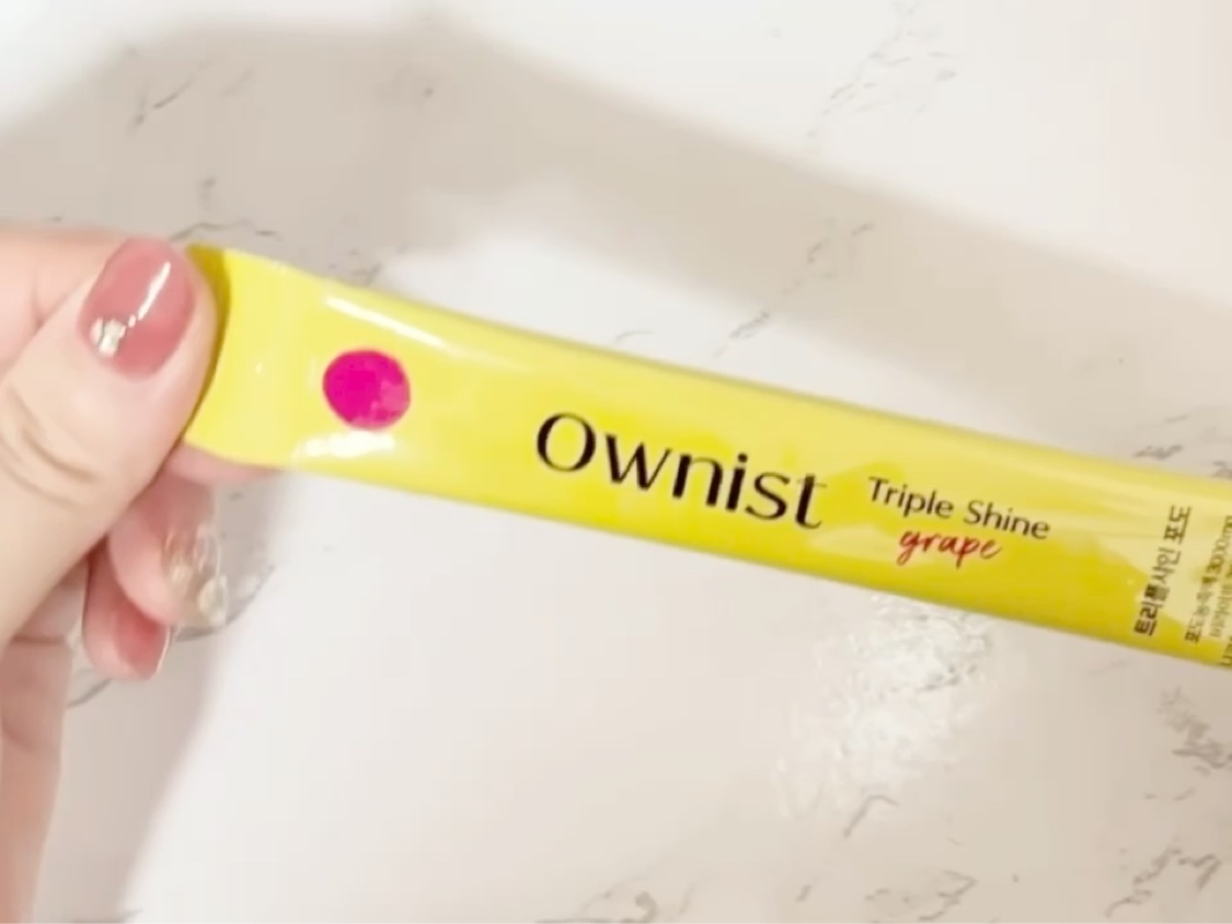 トリプルシャイン グレープ/Ownist/美容サプリメントを使ったクチコミ（2枚目）