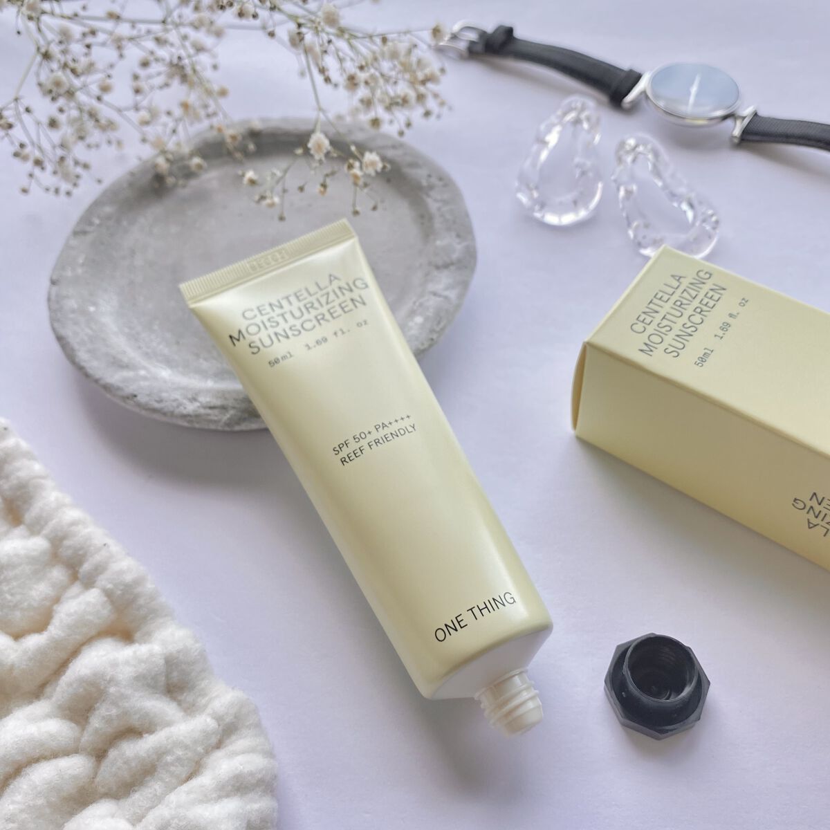 ツボクサ日焼け止め/ONE THING/日焼け止めクリームの動画クチコミ4つ目