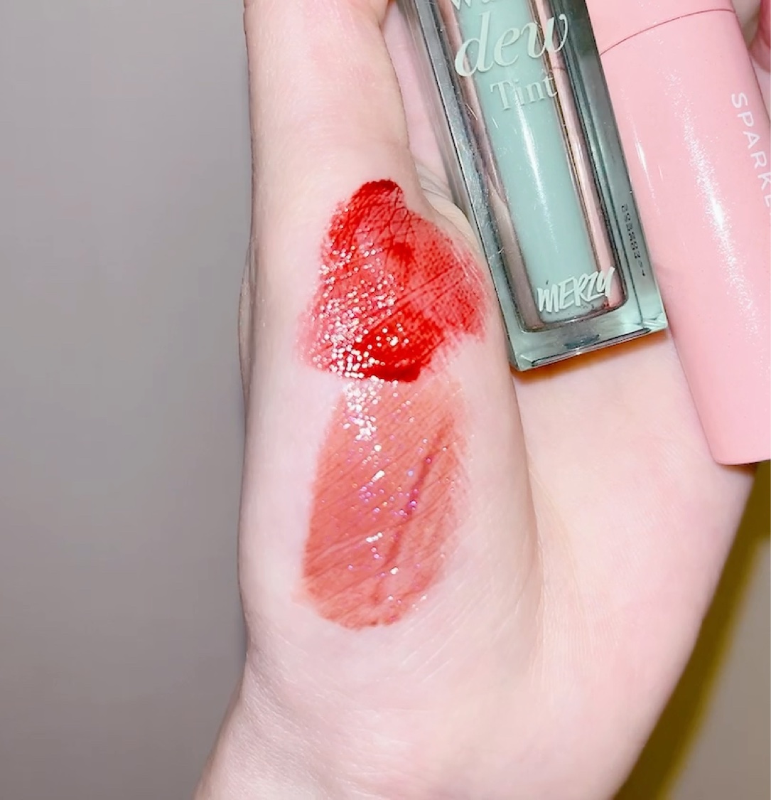 アピュー ジューシーパン スパークリングティント/A’pieu/口紅を使ったクチコミ（2枚目）