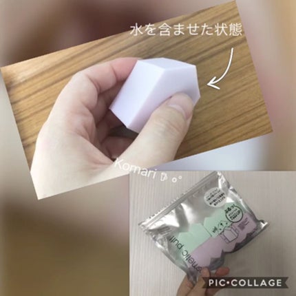 メイクアップスポンジ(バリューパック、ハウス型、14個)/DAISO/パフ・スポンジの動画クチコミ5つ目