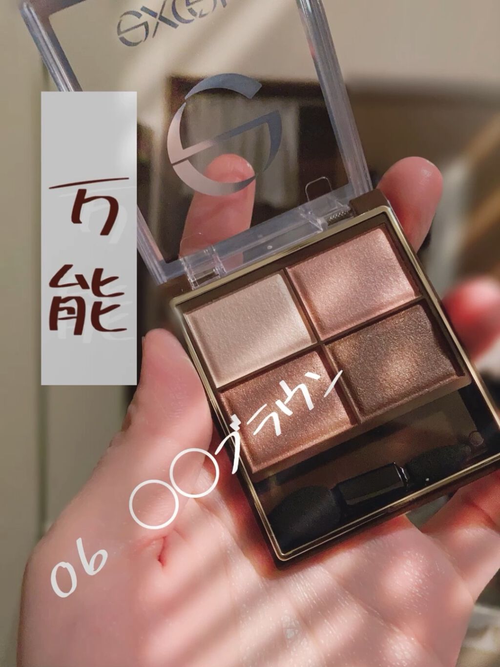 スキニーリッチシャドウ/excel/アイシャドウパレットを使ったクチコミ（1枚目）