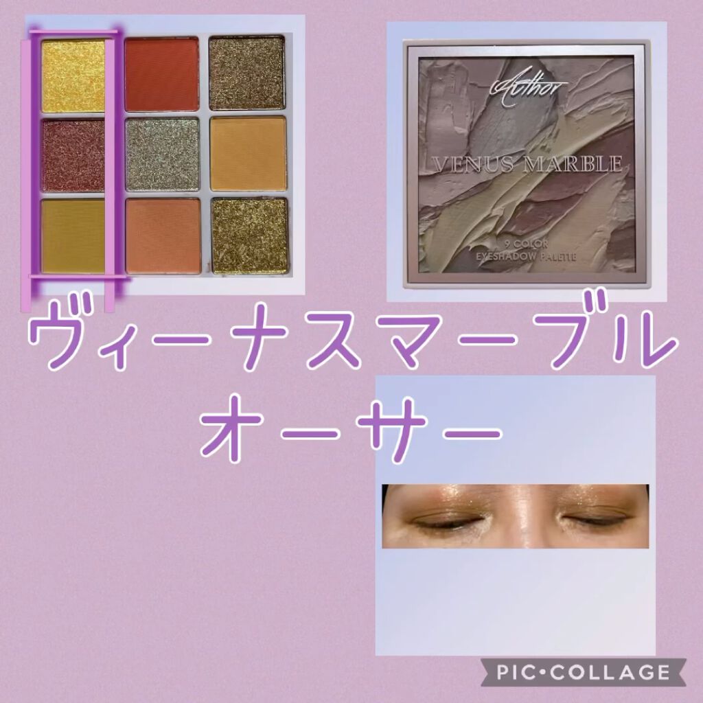 VenusMarble 9色アイシャドウパレット/Venus Marble/アイシャドウパレットを使ったクチコミ（1枚目）